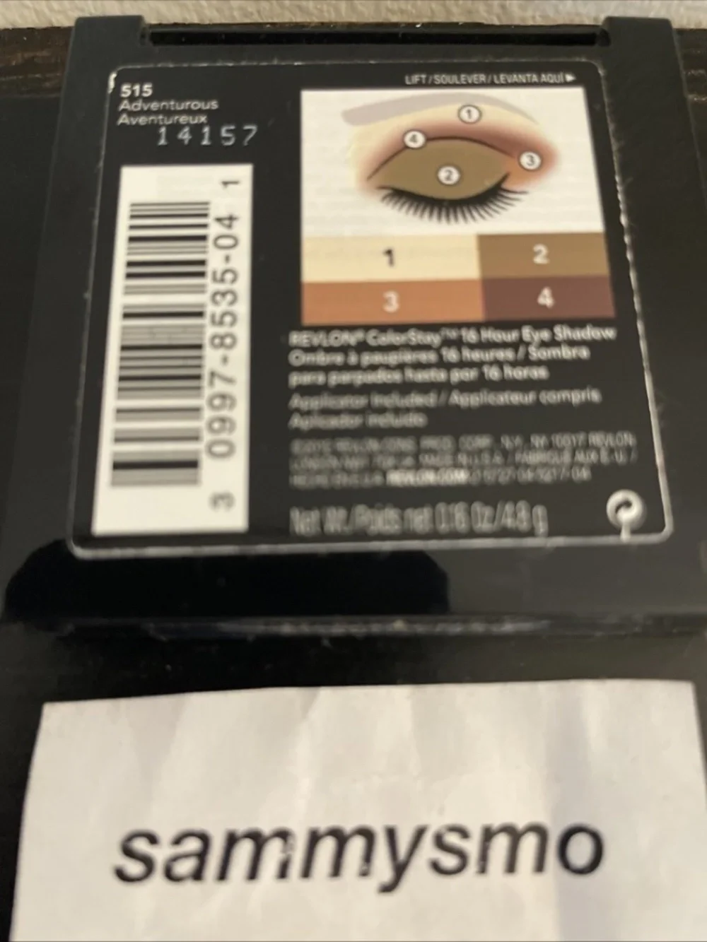 Revlon Colorstay 16 Hour Eye Shadow 515 Adventurous 0.16 oz Sealed